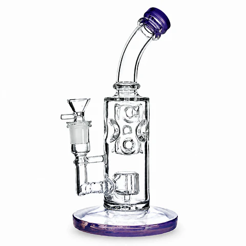 Dab Rig Recycler de Vidrio Pyrex 20 cm con Matrix Perc - Phoenix Star