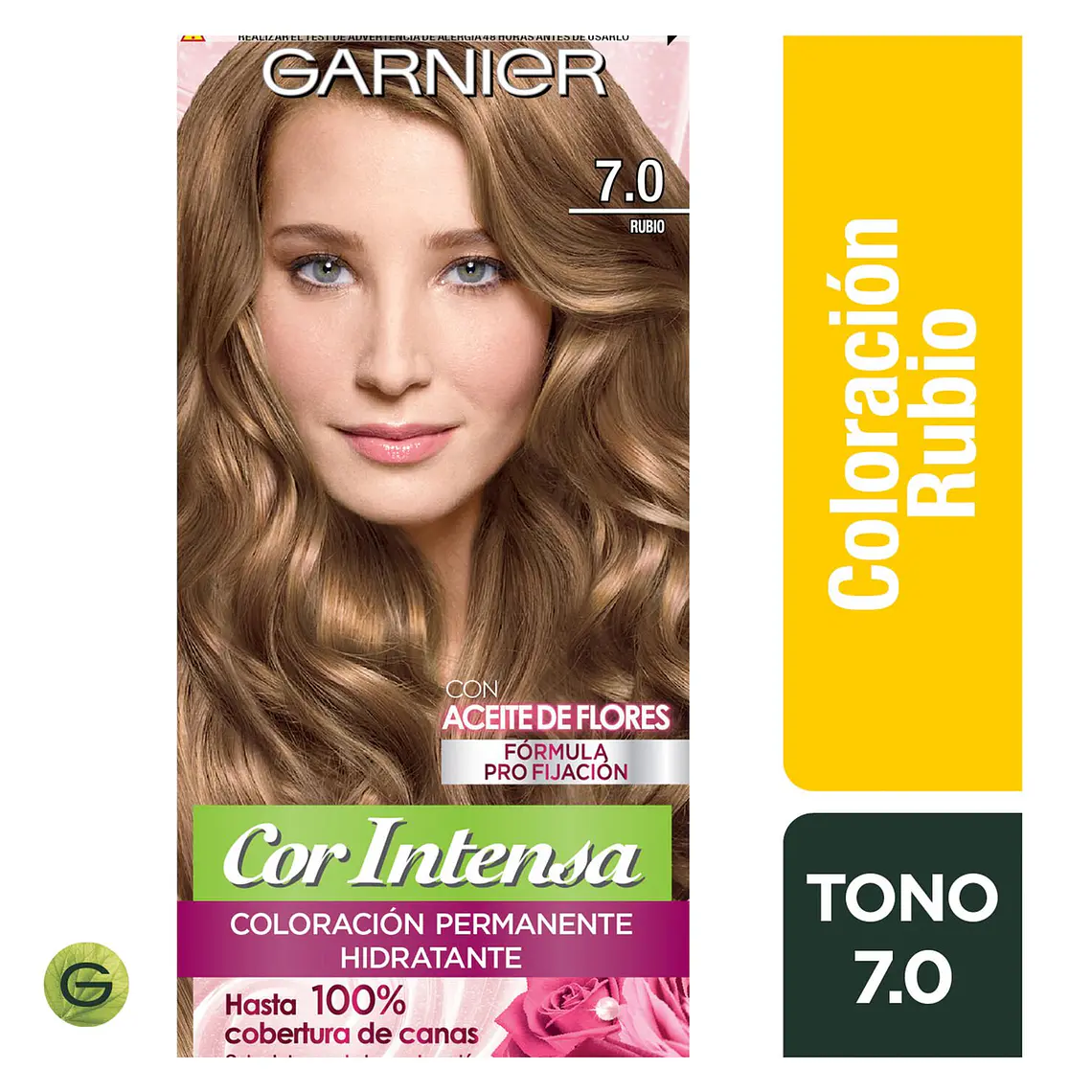 Tintura Cabello - GARNIER 7.0 RUBIO (45 g) 1