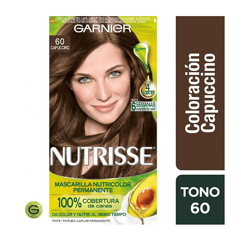Tintura de Cabello - GARNIER CAPUCCINO 60 (67,5 ml)