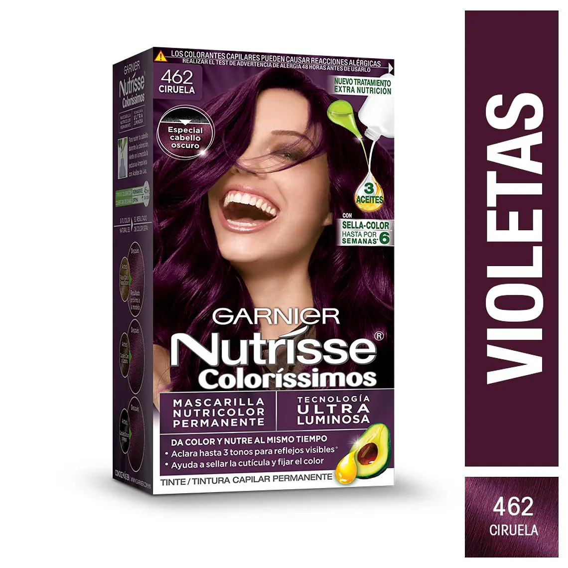 Tintura de Cabello - GARNIER CIRUELA 462 (67,5 ml) 1