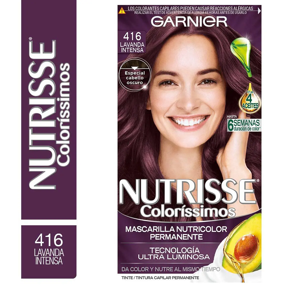 Tintura de Cabello - GARNIER LAVANDA INTENSA 416 (67,5 ml) 1