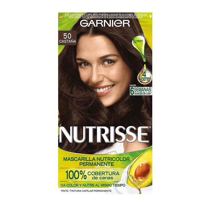 Tintura de Cabello - GARNIER CASTAÑA 50 (67,5 ml) GARNIER 1