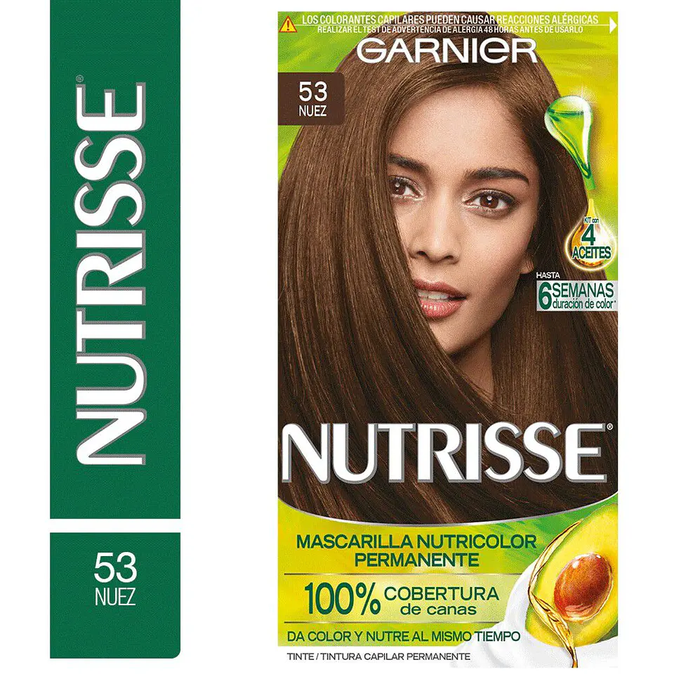 Tintura de Cabello Nutrisse Nuez 53 - GARNIER 1