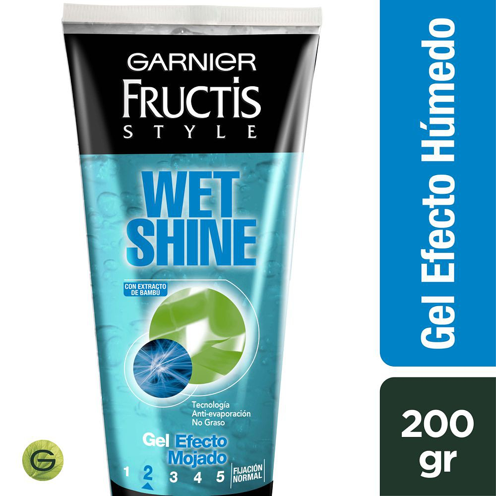 Gel Fijador Wet Shine - GARNIER LEVEL 2 EFECTO MOJADO (200 ML)