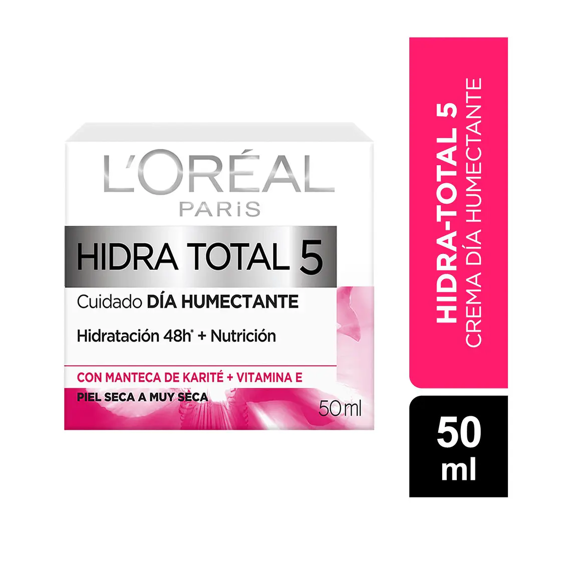 Crema Humectante Facial HT5 - LOREAL MANTECA DE KARITE - VITAMINA E(50 ML) 1