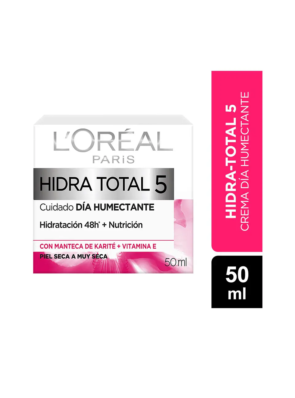 Crema Humectante Facial HT5 - LOREAL MANTECA DE KARITE - VITAMINA E(50 ML) 1