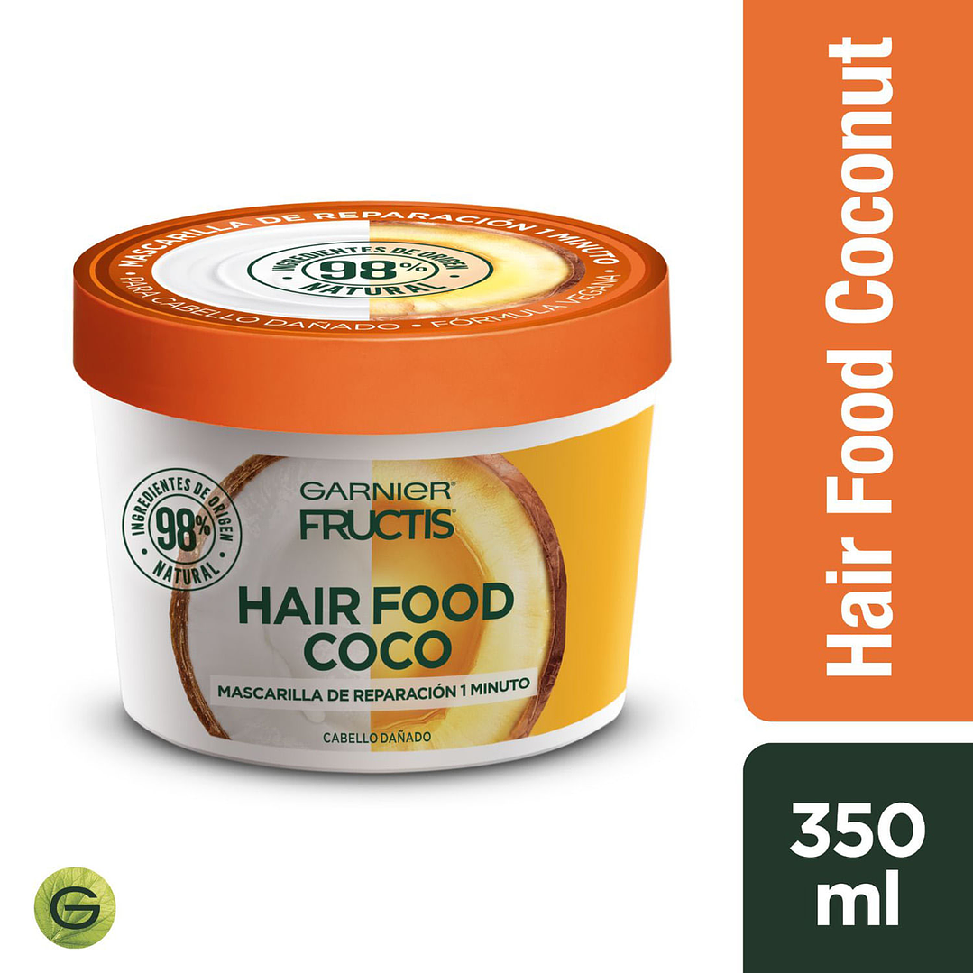 Mascarilla Capilar Hair Food - GARNIER COCO (350 ML) 1