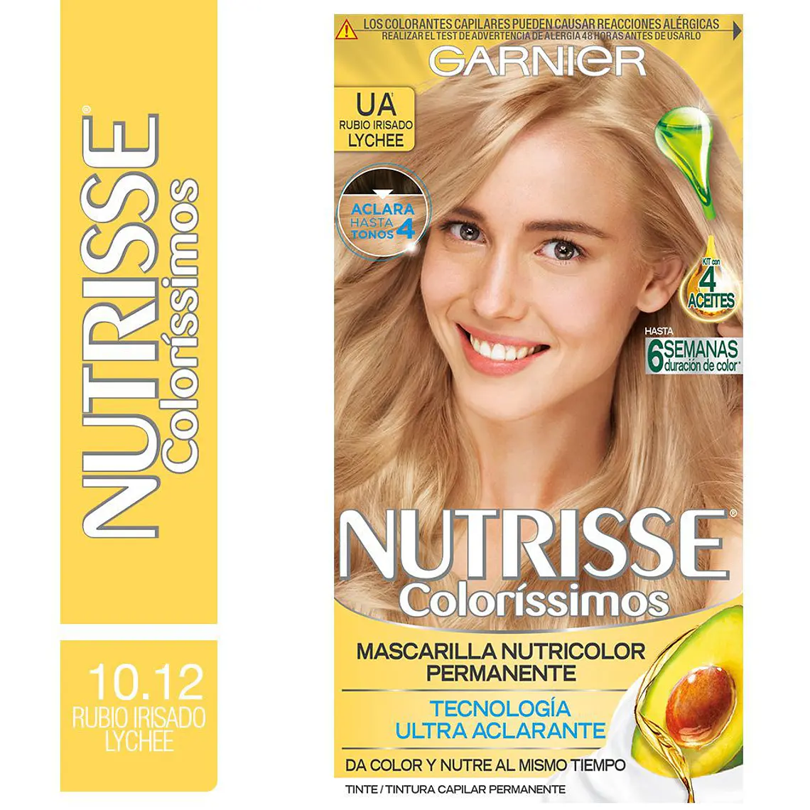 Tintura Cabello - GARNIER RUBIO IRIZADO LYCHEE 10.12 (67,5 ml) 1