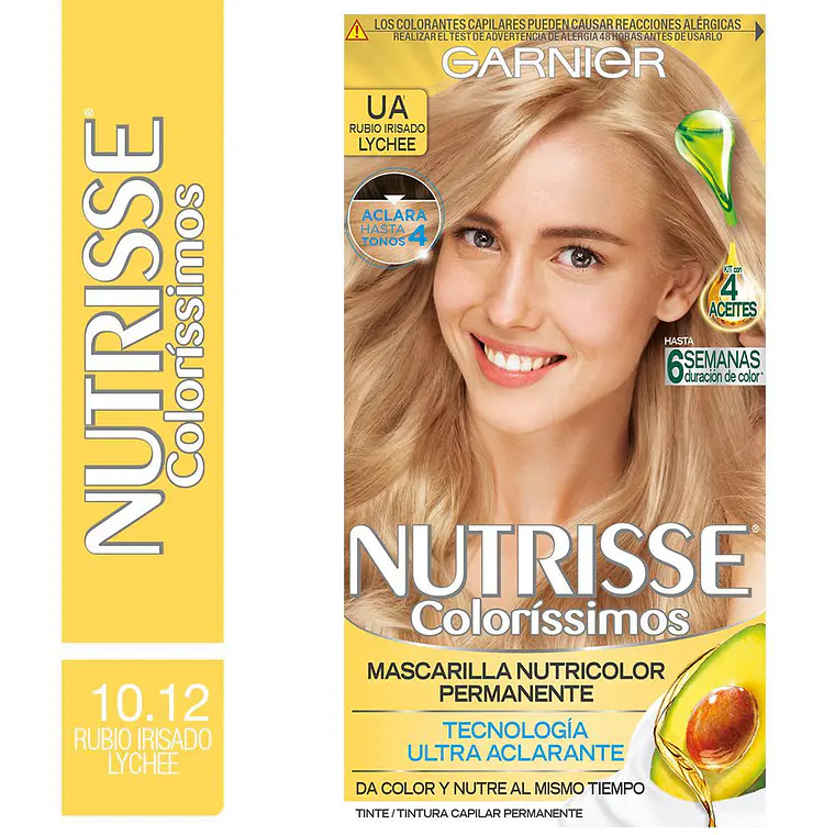 Tintura Cabello - GARNIER RUBIO IRIZADO LYCHEE 10.12 (67,5 ml) 1