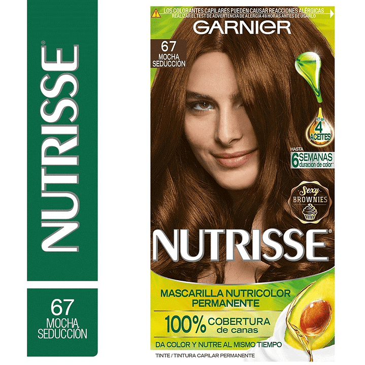 Tintura de Cabello - GARNIER MOCHA SEDUCCION 67 (67,5 ml) 1