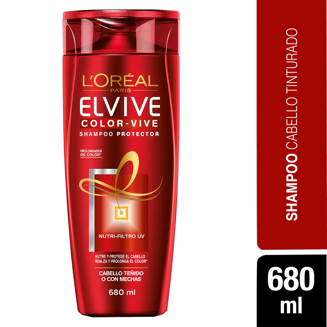 Shampoo Color Vive - LOREAL NUTRI FILTRO UV (680 ML)  1