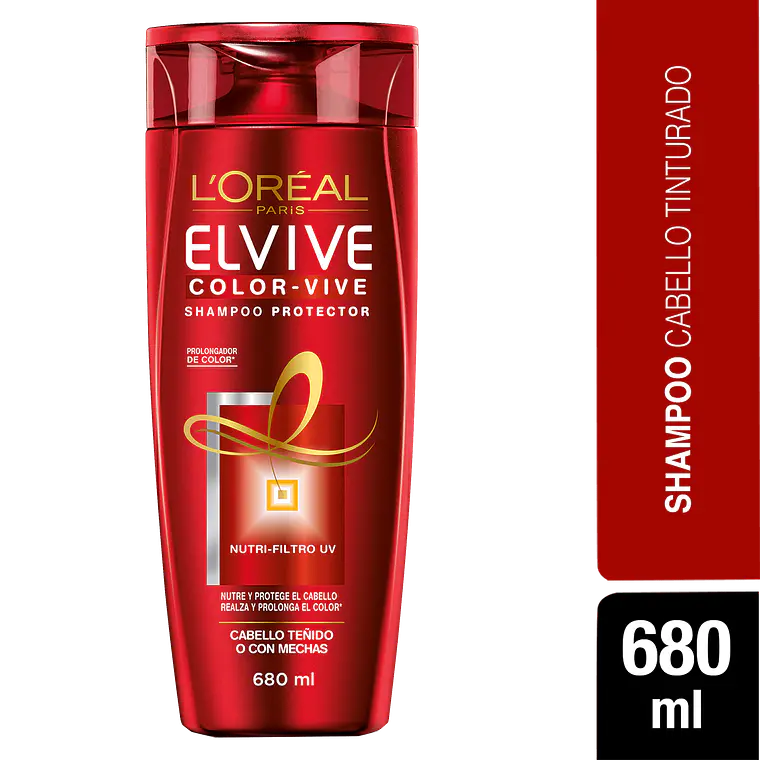 Shampoo Color Vive - LOREAL NUTRI FILTRO UV (680 ML)  1
