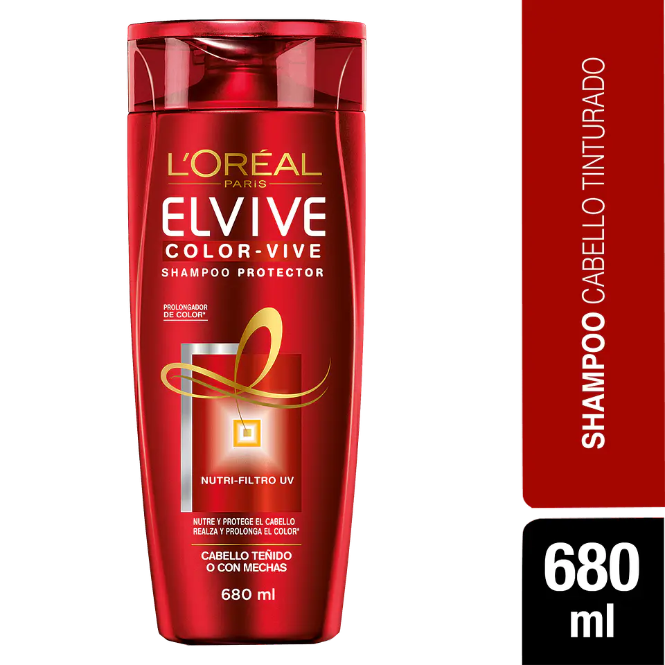 Shampoo Color Vive - LOREAL NUTRI FILTRO UV (680 ML)  1