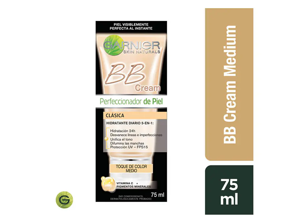 BB Cream Hidratante Diario 5 en 1 Tono Medio (75 ML) - GARNIER 1