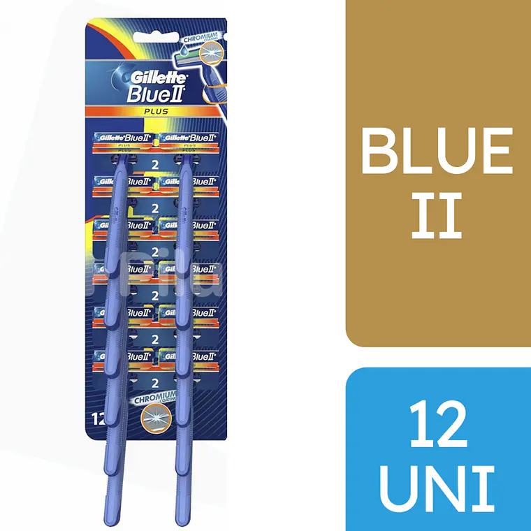 Gillette Blue II Plus (PACK 12U) 1