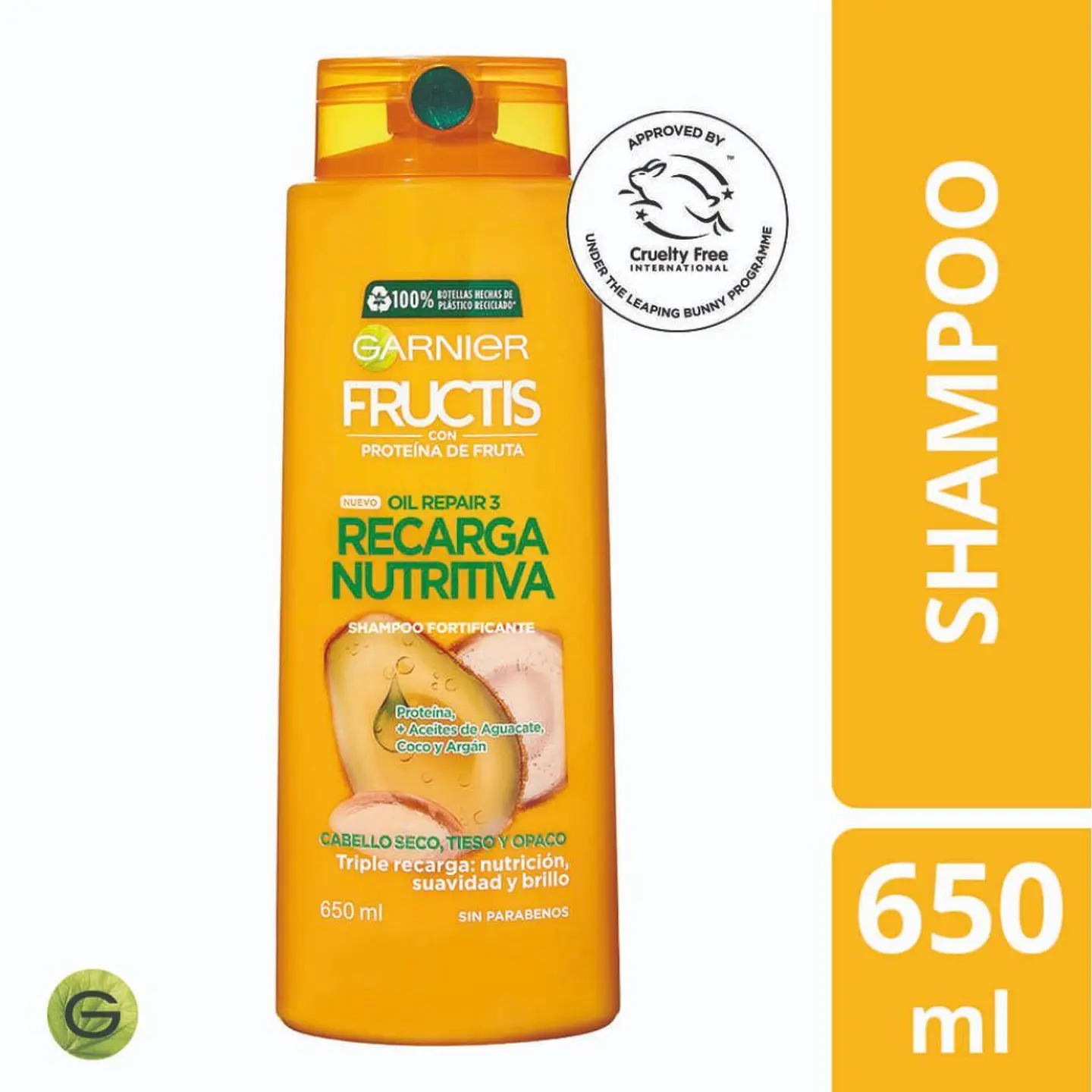 Shampoo Fructis Recarga Nutritiva 650ML - GARNIER 1