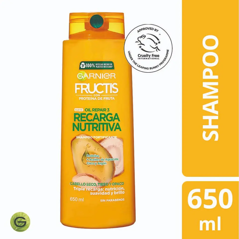 Shampoo Fructis Recarga Nutritiva 650ML - GARNIER 1