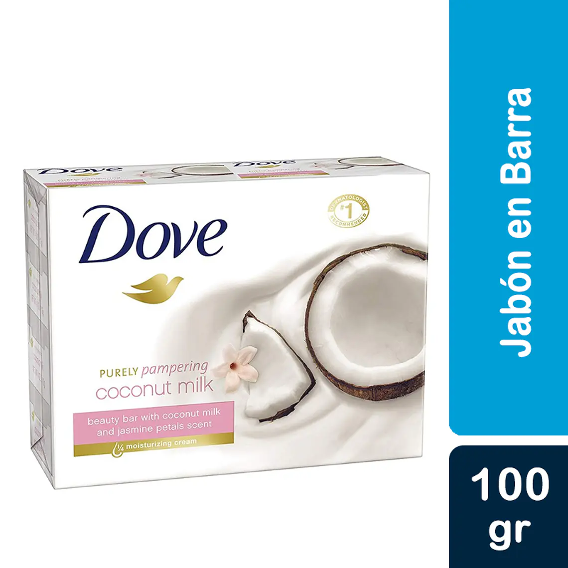 Jabón Dove Coconut Milk 100 gr 1