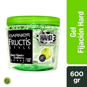 Gel Fijador Fructis Style Hard Tarro 600 Gr - GARNIER