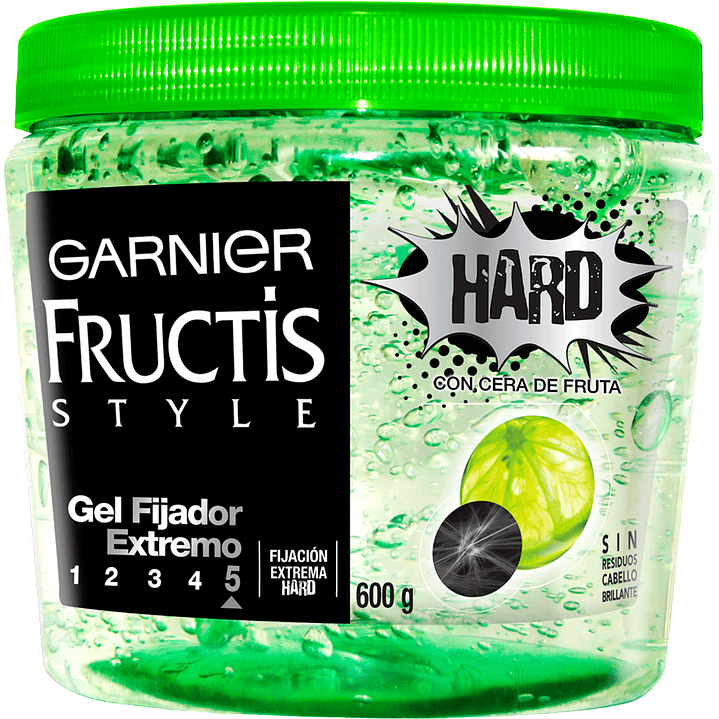 Gel Fijador Fructis Style Hard Tarro 600 Gr - GARNIER 2