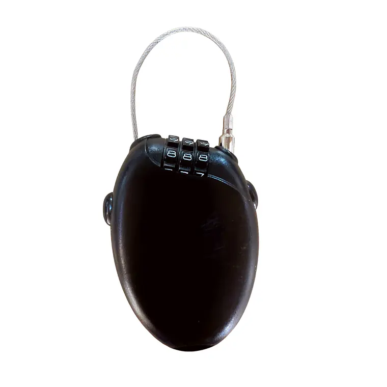 Candado con Cable Retráctil y Clave 2