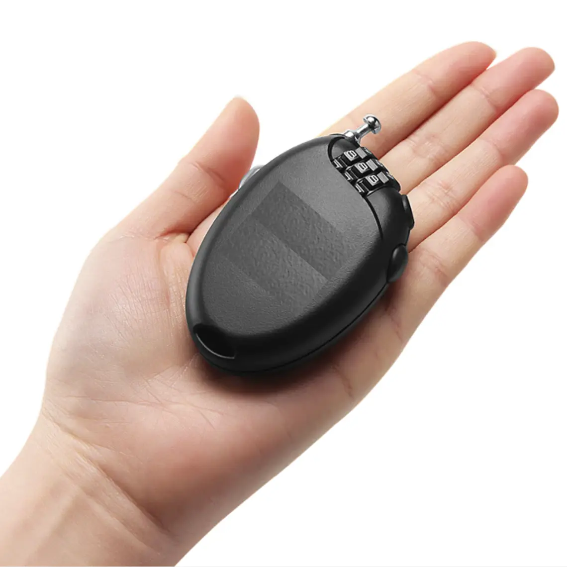 Candado con Cable Retráctil y Clave 1