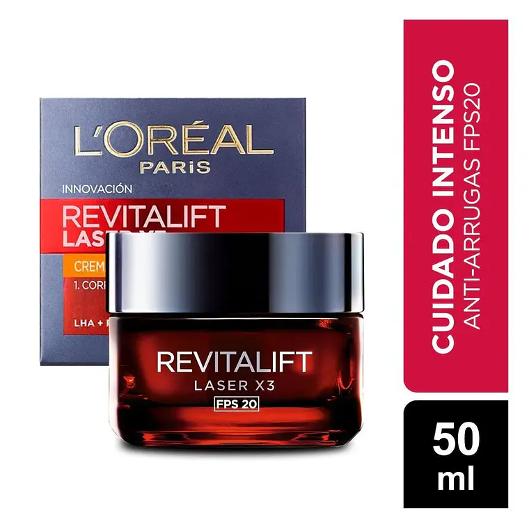 Crema Facial Revitalift Laser Día Spf P20 - LOREAL 1