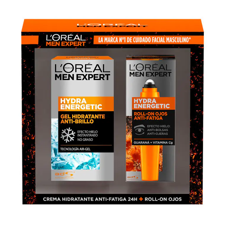 Pack Gel Hidratante + Roll-On Ojos - LOREAL MEN EXPERT LOREAL 1