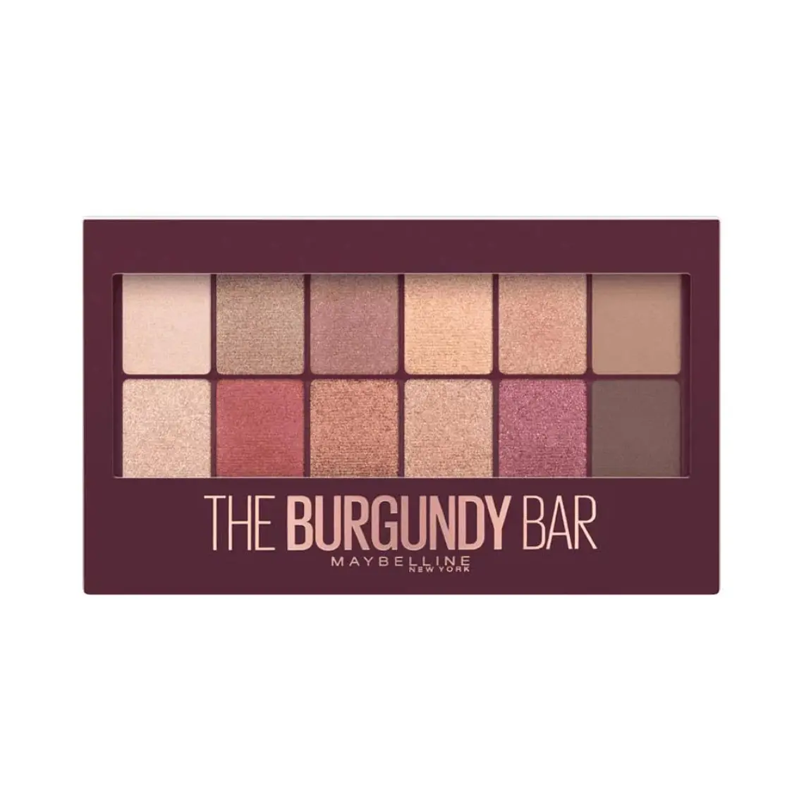 Paletta de Sombras New York Eyeshadow Burgundy Bar 04 - MAYBELLINE 1