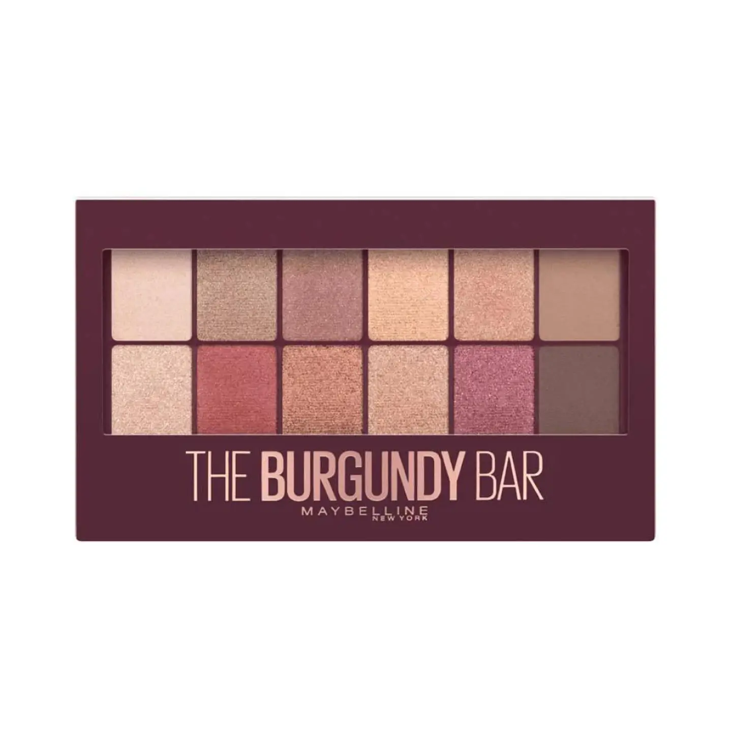 Paletta de Sombras New York Eyeshadow Burgundy Bar 04 - MAYBELLINE 1