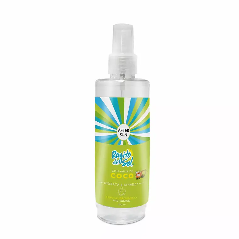 After Sun Agua De Coco 250 Ml Rayito De Sol 1