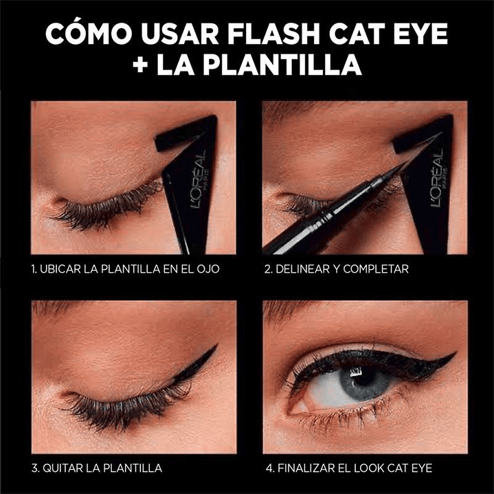 Delineador Liquido Superliner Flash Cat Eye LOREAL 3