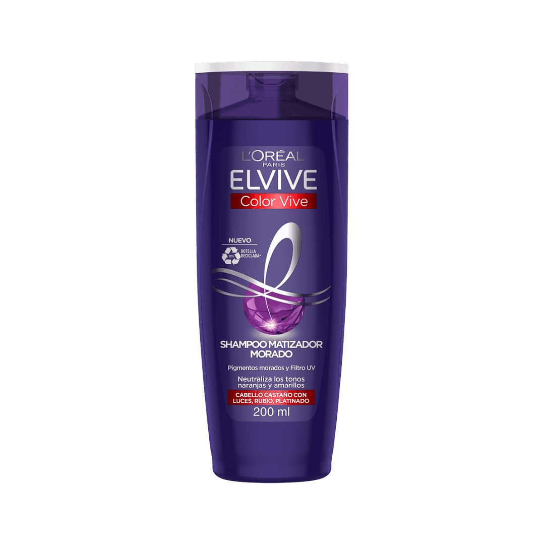 Shampoo Color Vive Matizador Morado 200 ML - LOREAL 1