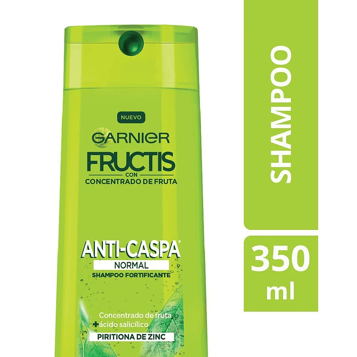 Shampoo Fructis Anticaspa - GARNIER NORMAL (350 ML) 3