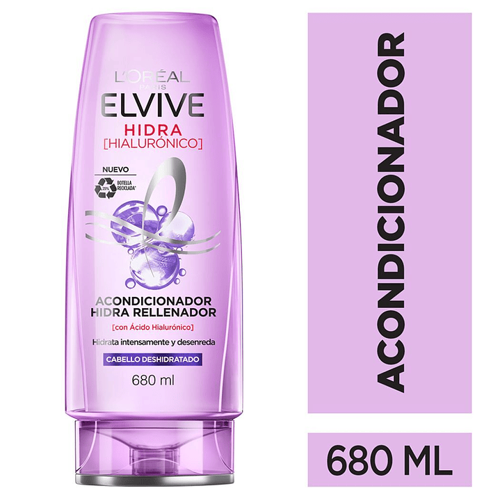 Acondicionador Hidra Hialuronico - LOREAL HIDRA RELLENADOR (680 ML) 1