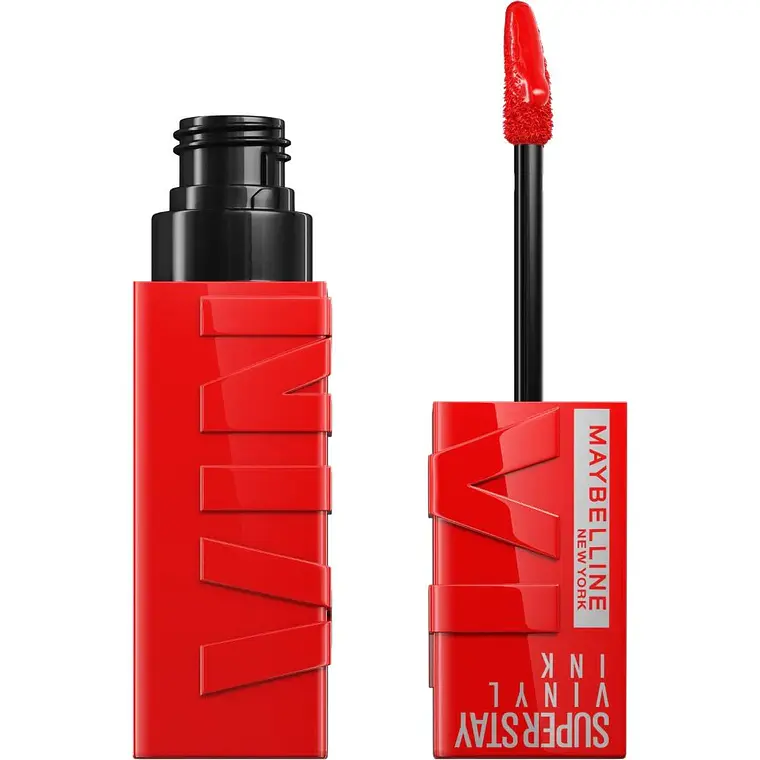 Labial Super Stay Vinyl Ink Larga Duración 25 Red Hot - MAYBELLINE 1