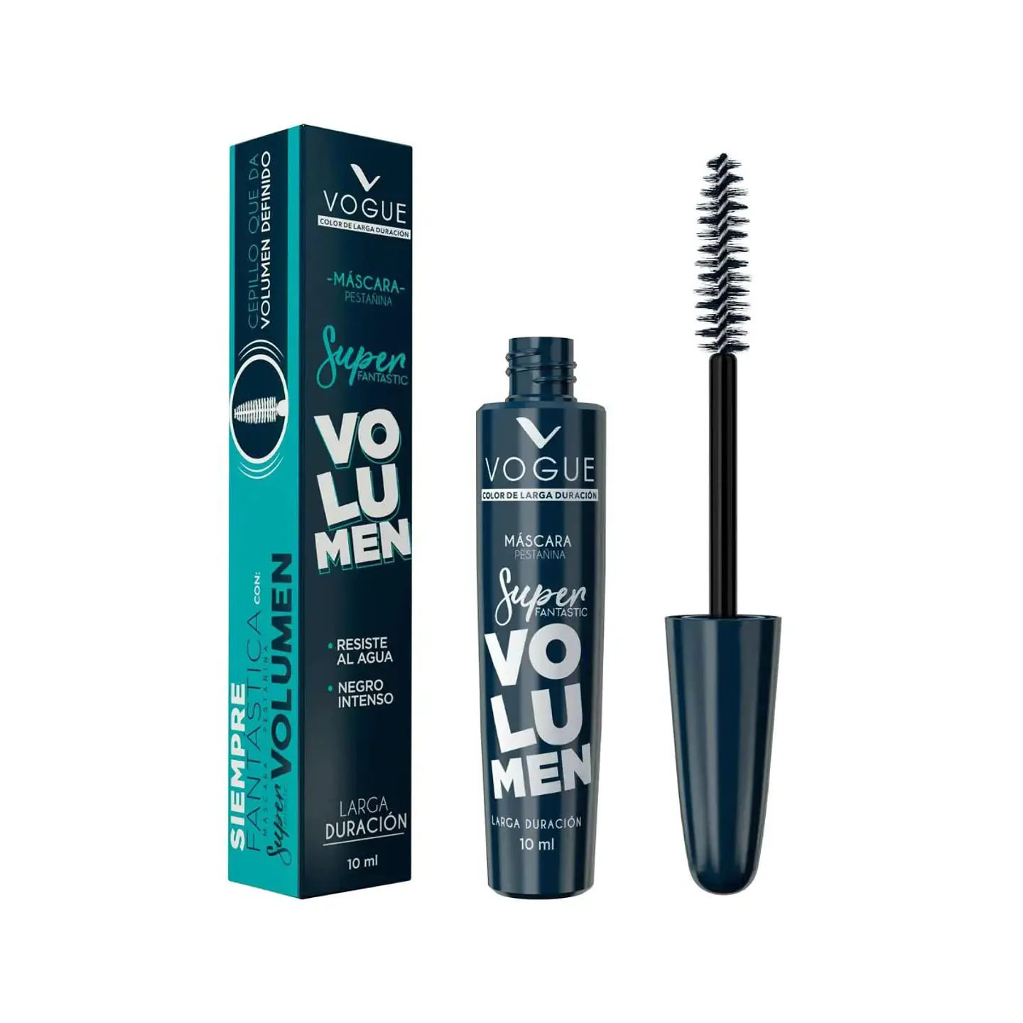 Máscara De Pestañas A Prueba De Agua Super Fantastic Volumen - VOGUE 1