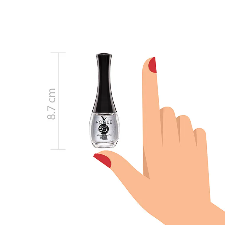 Brillo Efecto Gel Larga Duracion 10 ML - VOGUE 4