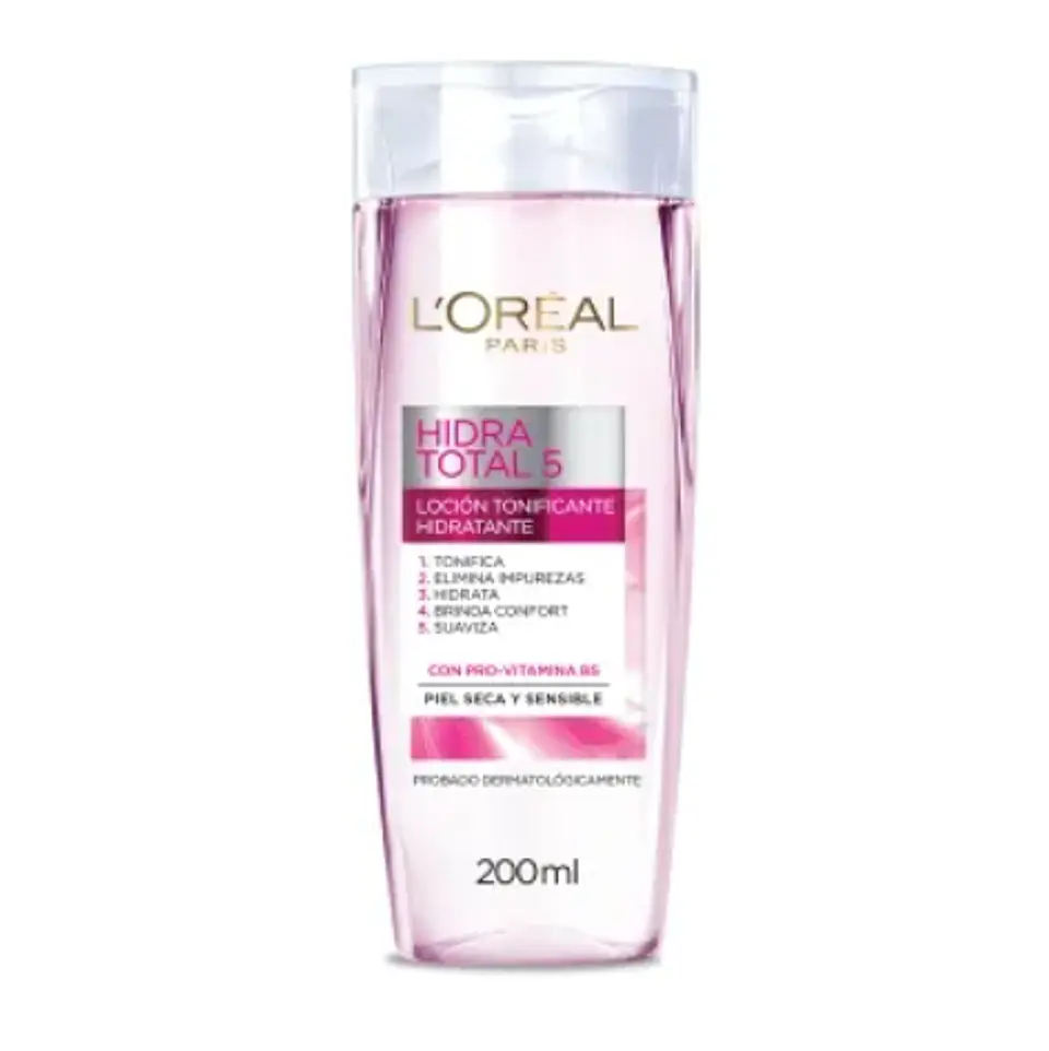 Loción Tonificante L'Oreal Hidratante Total5 x200ml 1