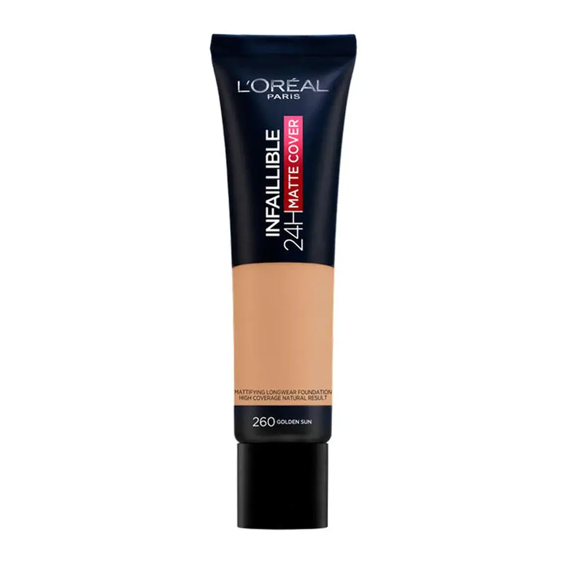 Base de Maquillaje Infalible Matte Cover 24H - LOREAL 260 GOLDEN SUN 1