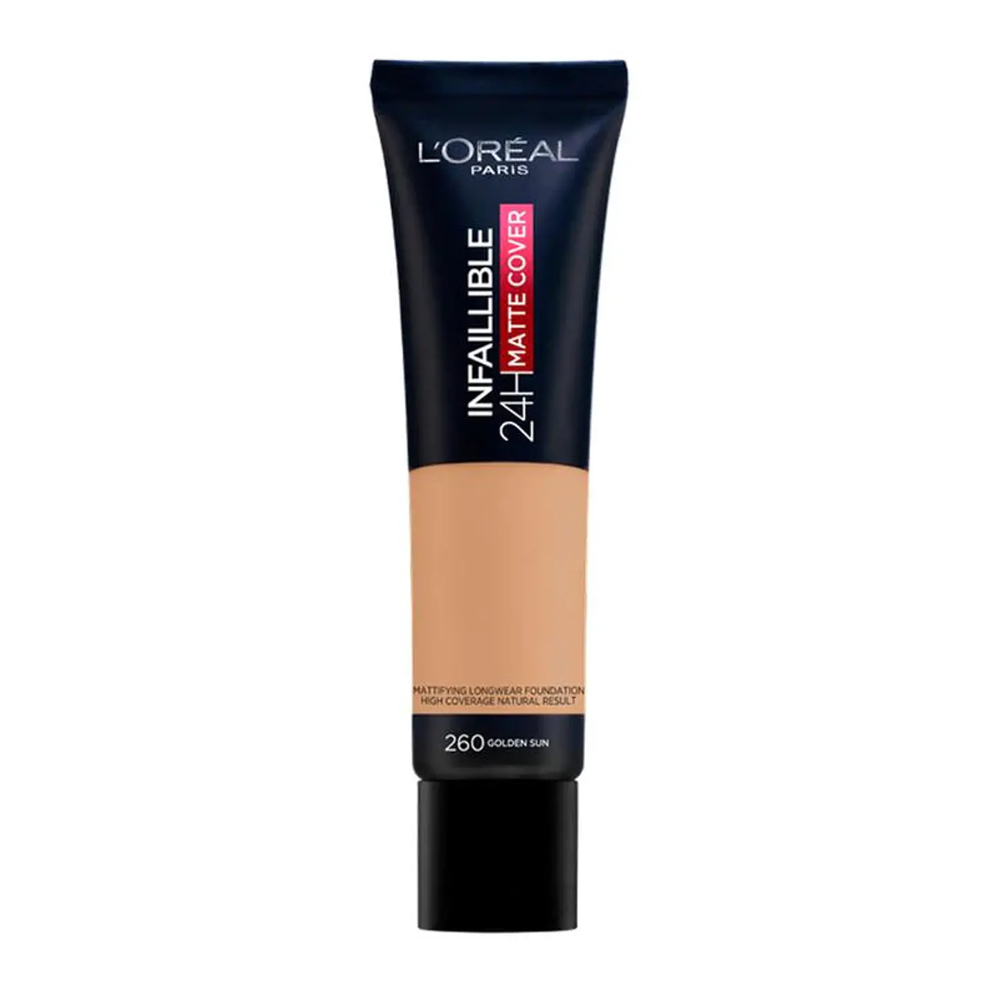 Base de Maquillaje Infalible Matte Cover 24H - LOREAL 260 GOLDEN SUN 1