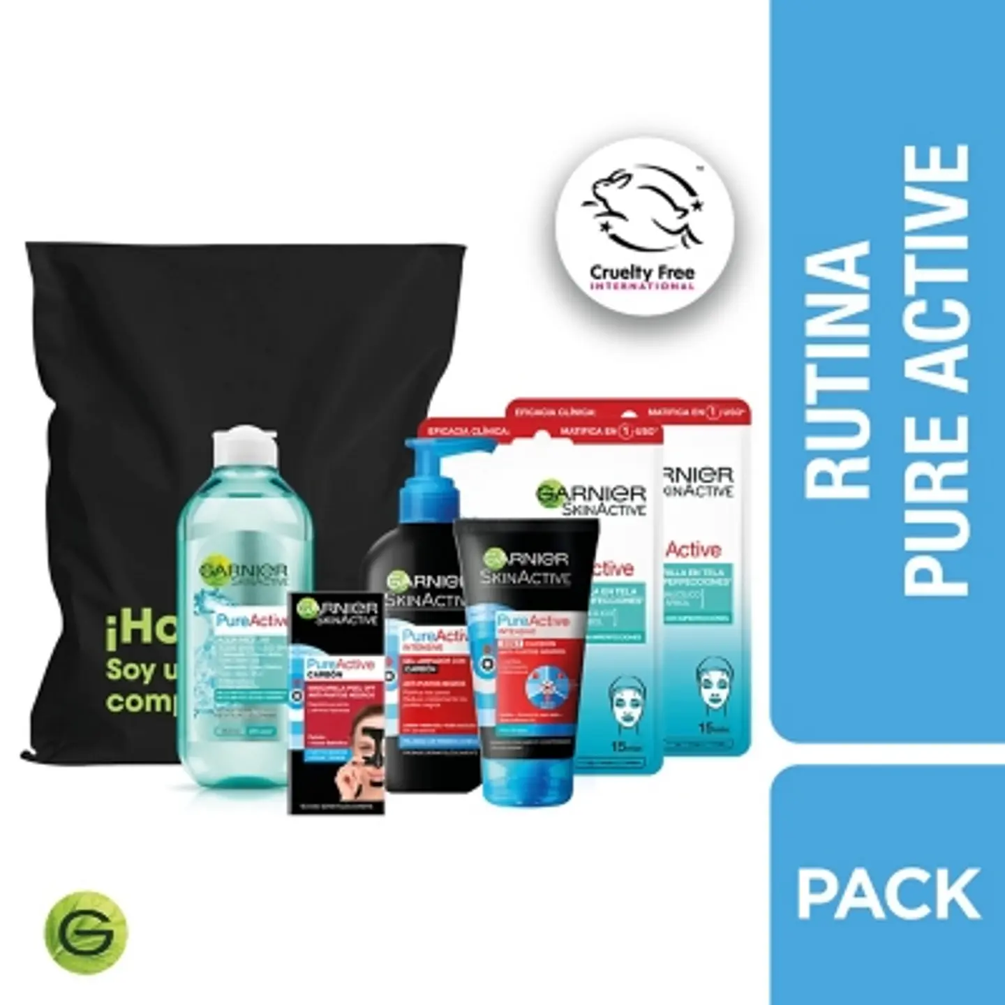 Pack Rutina Pure Active - GARNIER 1