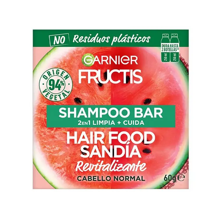 Shampoo en Barra Hair Sandia 60 g - GARNIER 1