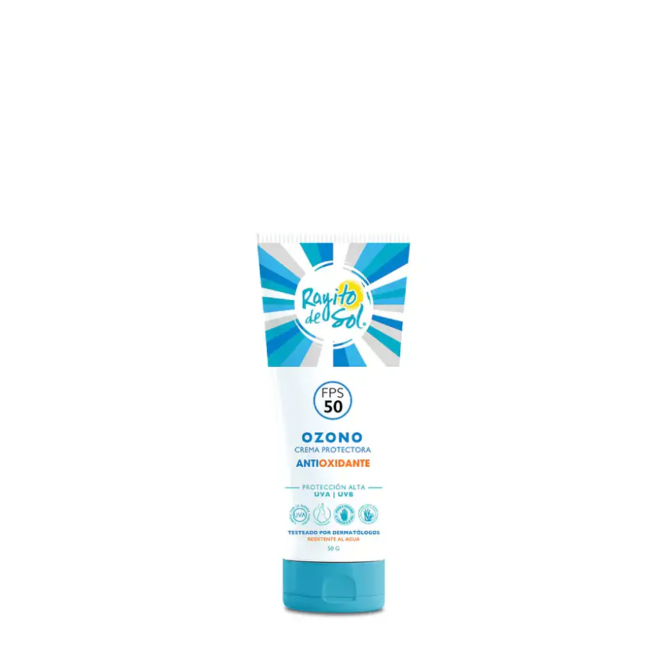 Crema Protectora FPS 50 Ozono Antioxidante 50 g - RAYITO DE SOL 1