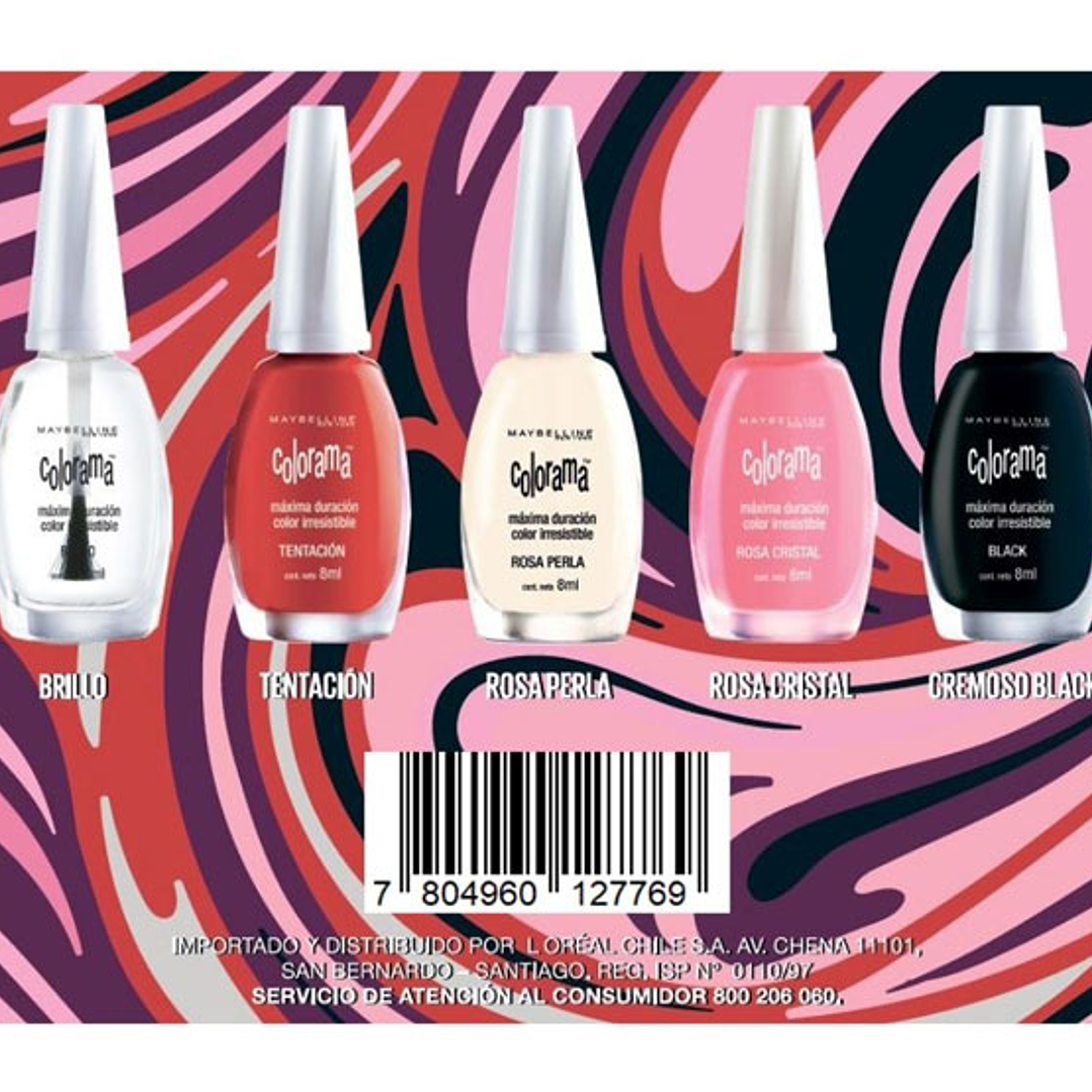 Set 5 Esmaltes de Uña Colorama - MAYBELLINE 2