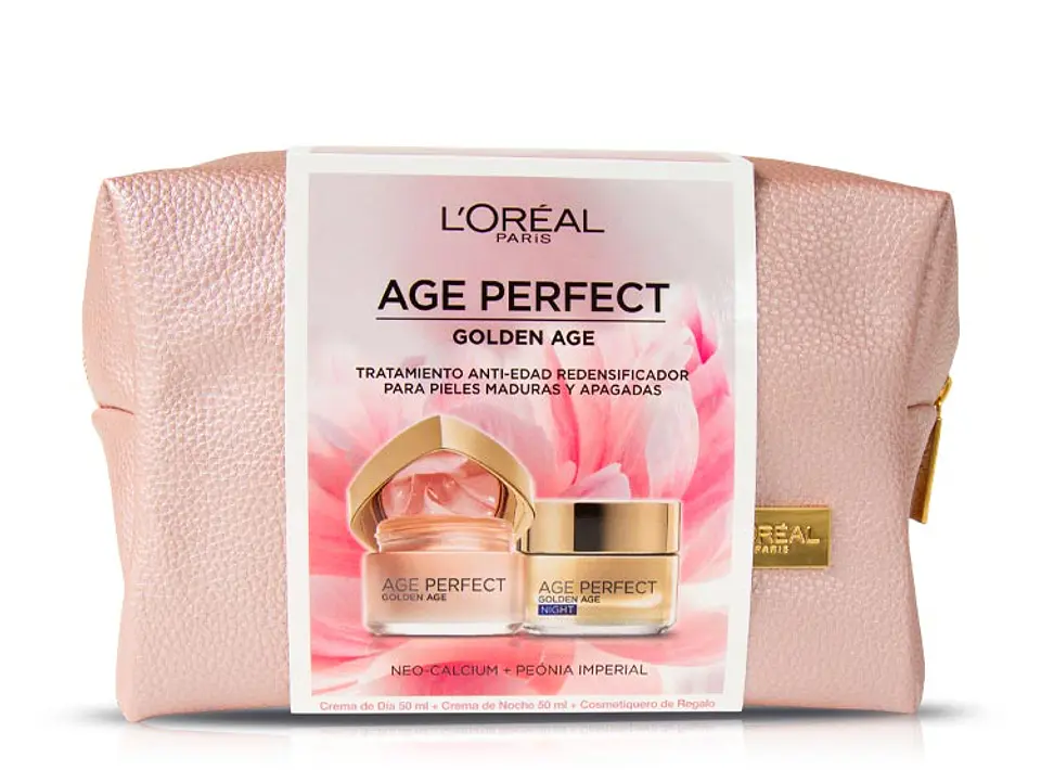 Pack Cosmétiquero Skin Dermo Expertise Golden Age Día + Noche + Estuche LOREAL 1