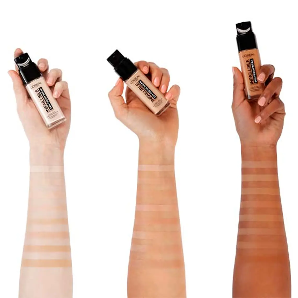 Base de Maquillaje Infaillible 24h 140 Beige Dore - LOREAL 3