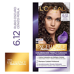 Tintura de Cabello Excellence Matizador Supreme 6.12 Rubio Oscuro Cenizo - LOREAL