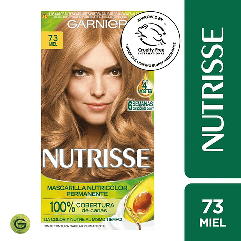 Tintura de Cabella Nutrisse 73 Miel - GARNIER