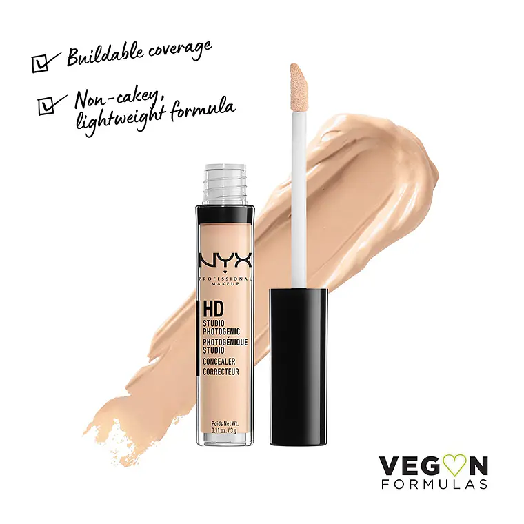  Corrector de ojeras HD Photogenic Concealer Fair 3g - NYX  2